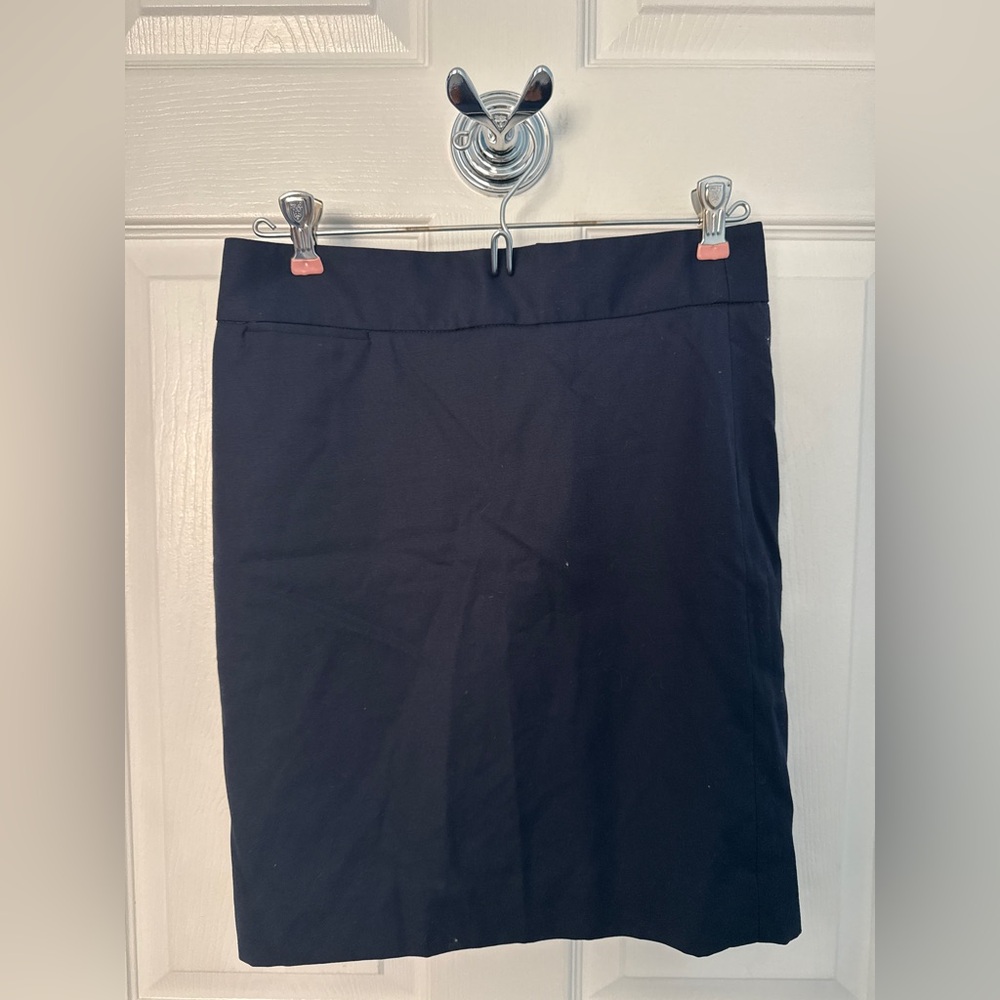 J. Crew Blue Pencil Skirt